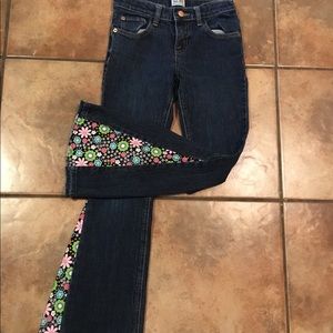 Girls size 10 bell bottom jeans flare